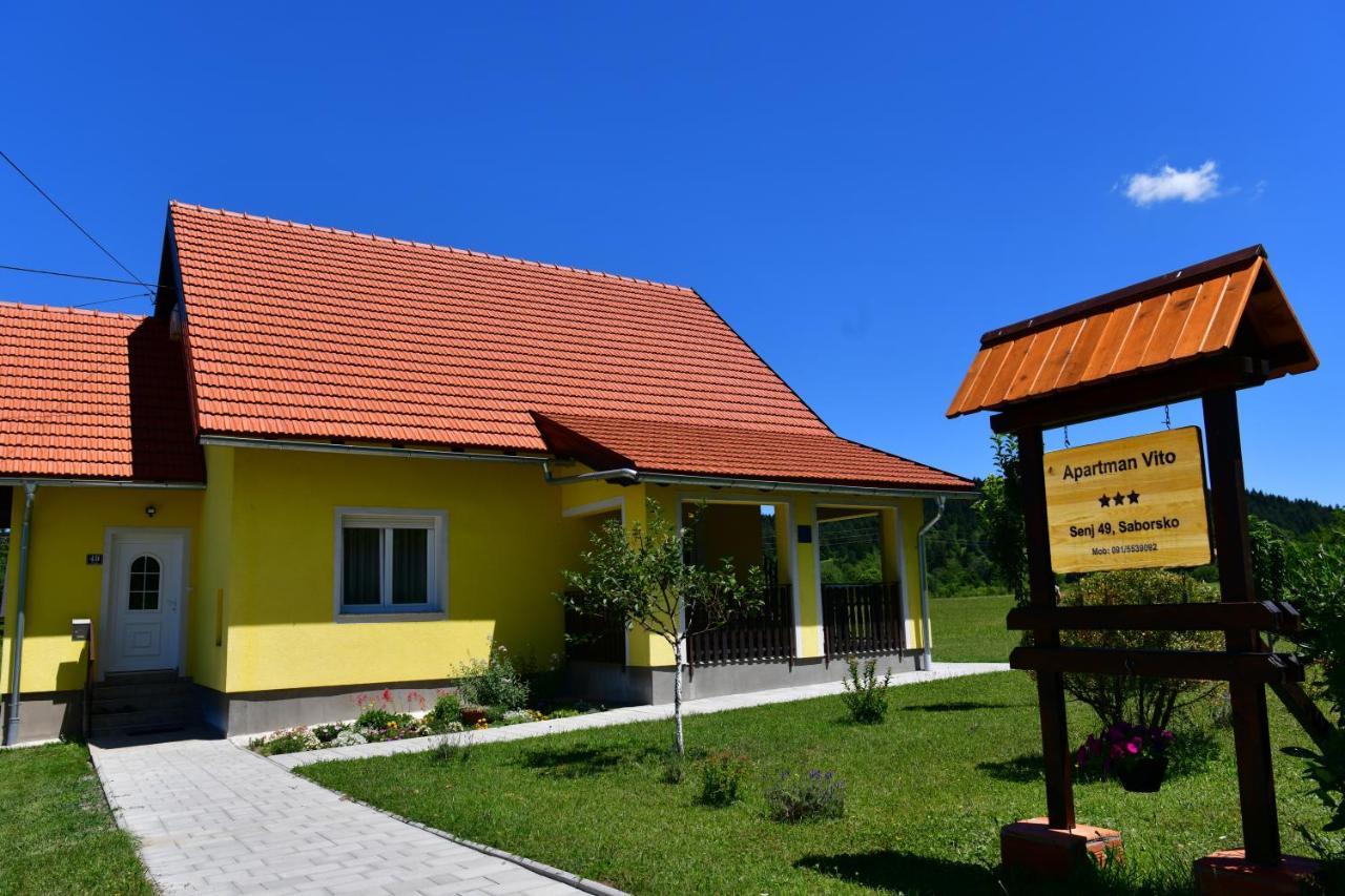 Apartman Vito Saborsko Εξωτερικό φωτογραφία