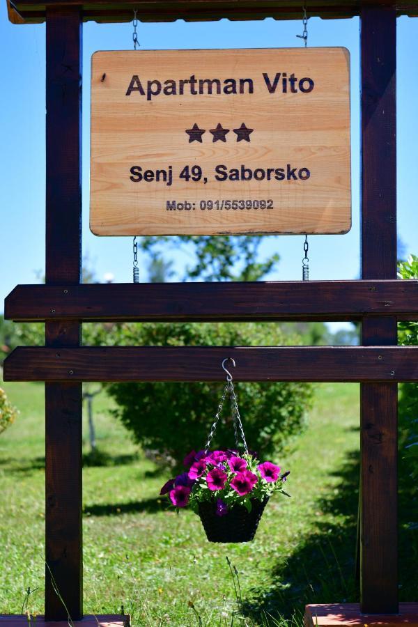 Apartman Vito Saborsko Εξωτερικό φωτογραφία